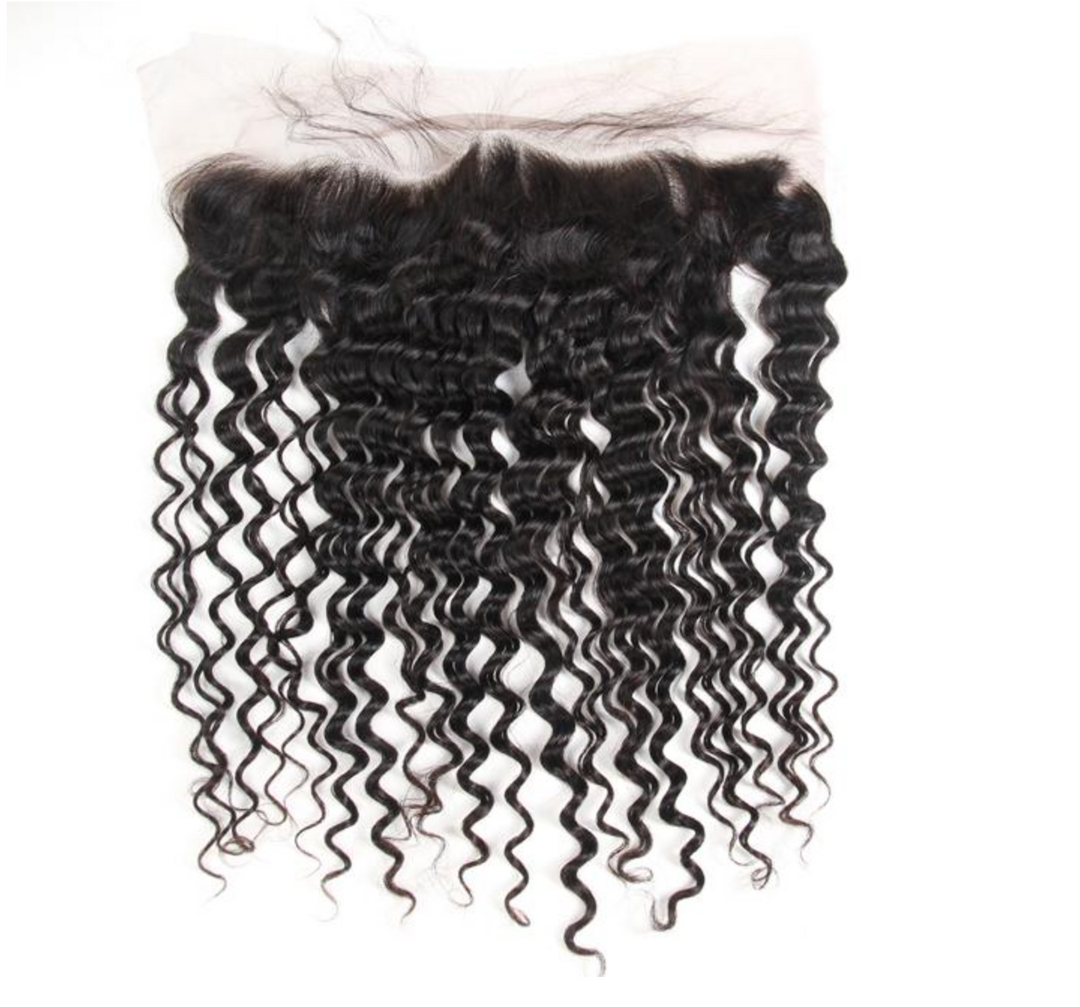 Brazilian Bombshell Curls 13X4 HD SWISS Lace Frontal-GLOSSYFINDS