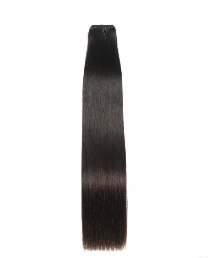 Raw Cambodian Tape-In Hair Extensions - Natural Straight - GLOSSYFINDS