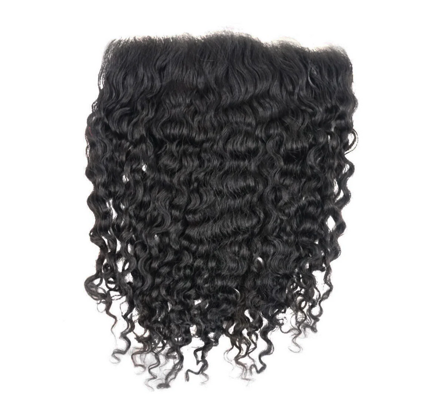 Brazilian Curl Soufflé 13X4 HD SWISS Lace Frontal-GLOSSYFINDS