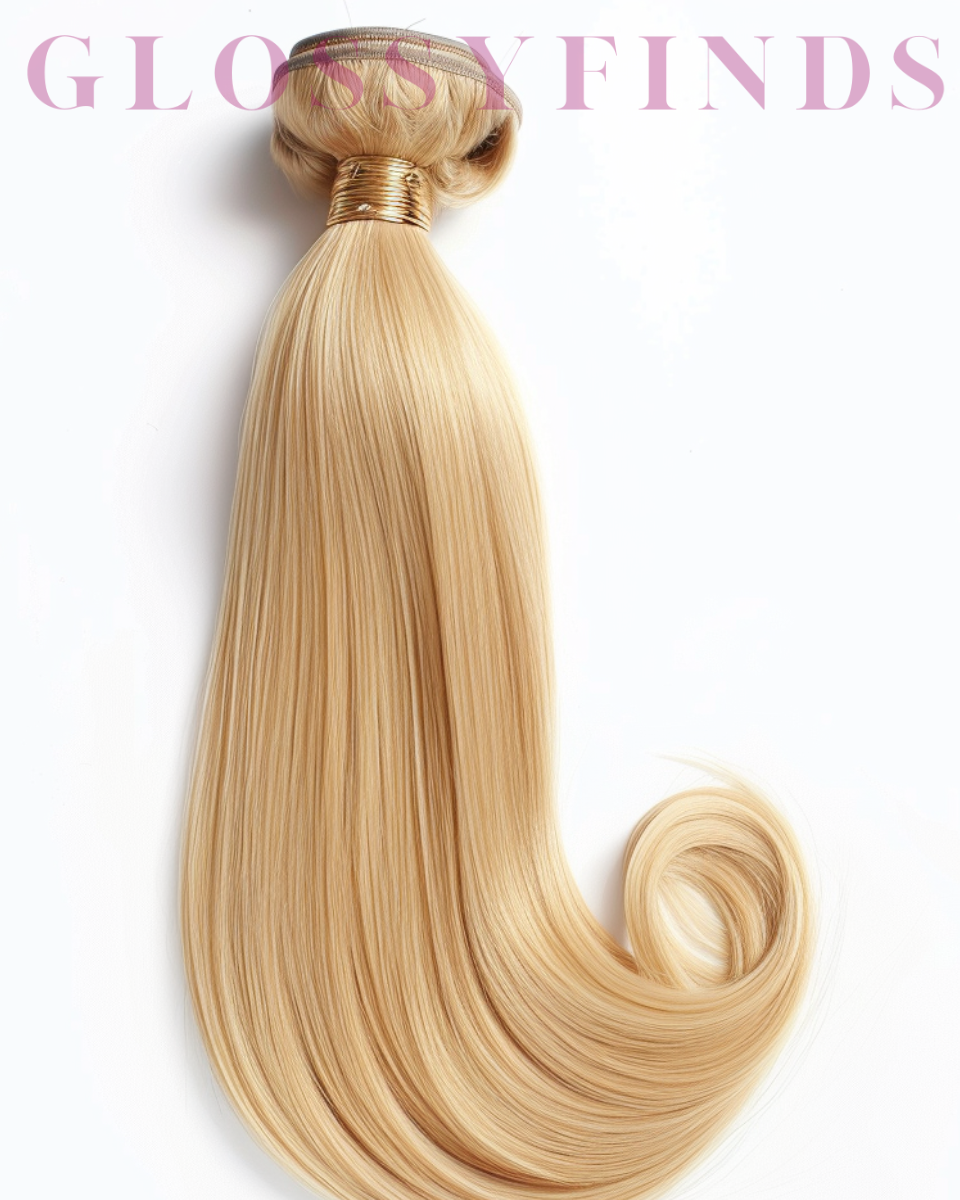 GLOSSY REMY™ Silky Straight BLONDE Weft | Same Day Delivery