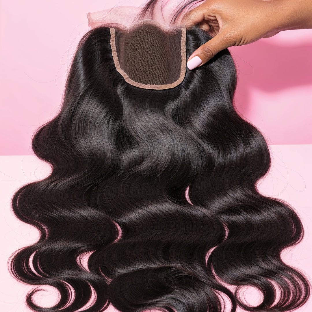 GLOSSY REMY™ Vixen Wave HD Closure Lace 5x5