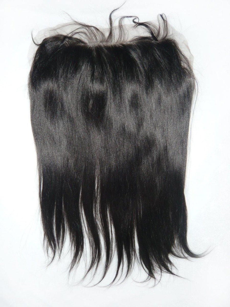 Brazilian Mink Straight 13X4 HD SWISS Lace Frontal-GLOSSYFINDS